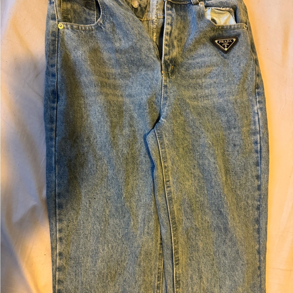 Prada Light Blue Denim Jeans Women’s Small